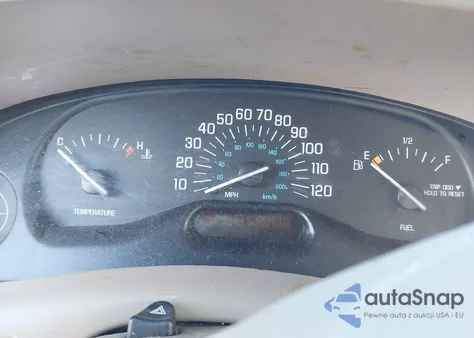 2001 Buick Century Custom from USA, damaged, VIN 2G4WS52JX11191323